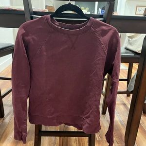 Maroon crew neck